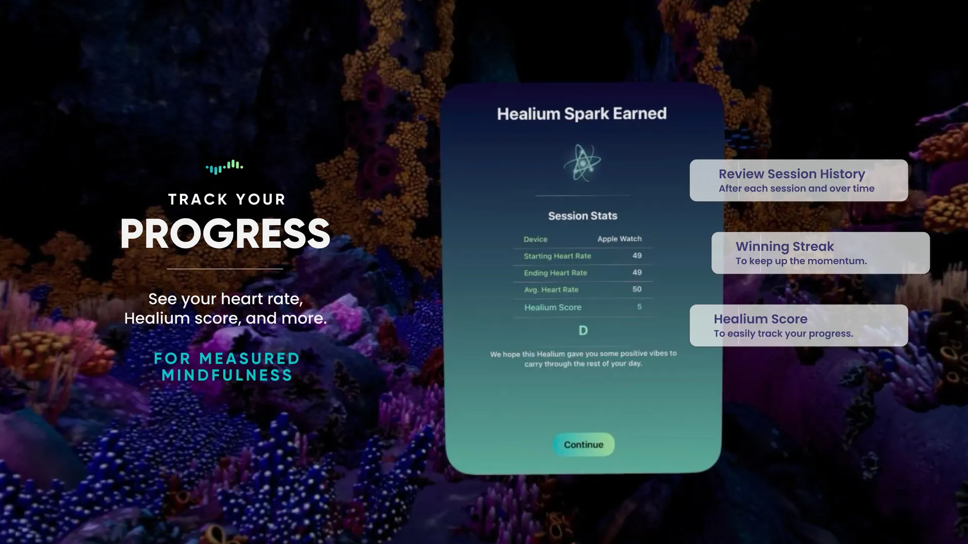 Healium Biofeedback Meditation screenshot 2