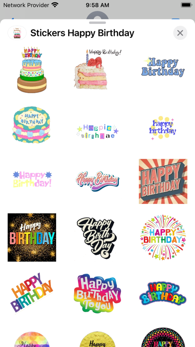 Happy Birthday  - WAStickers Screenshot