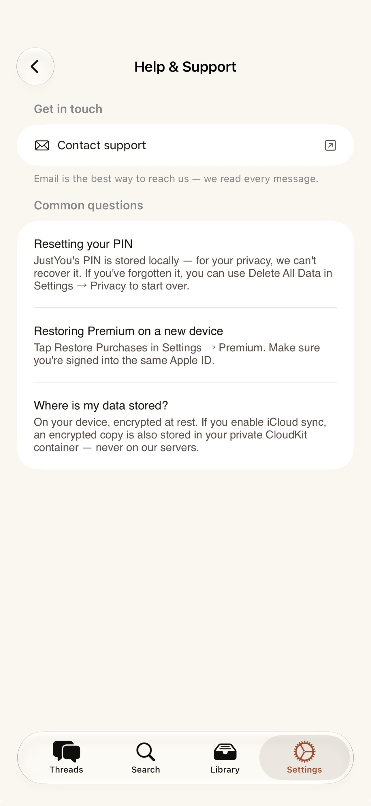 Screenshot 1 of JustYou