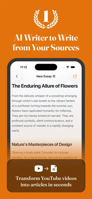 AI Essay Writer: Writesuit screenshot 1