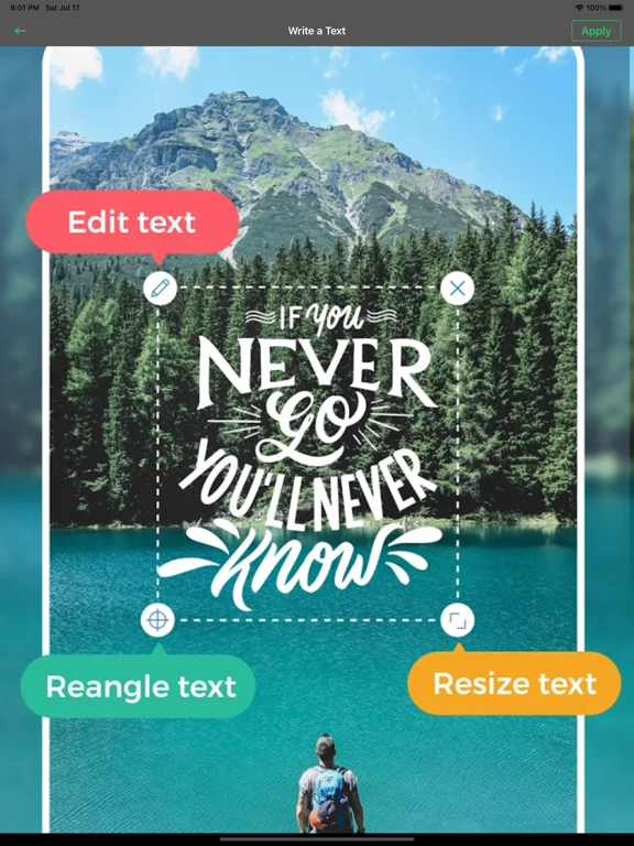 Screenshot #5 pour Texte sur Photo: Ecrire Texte.