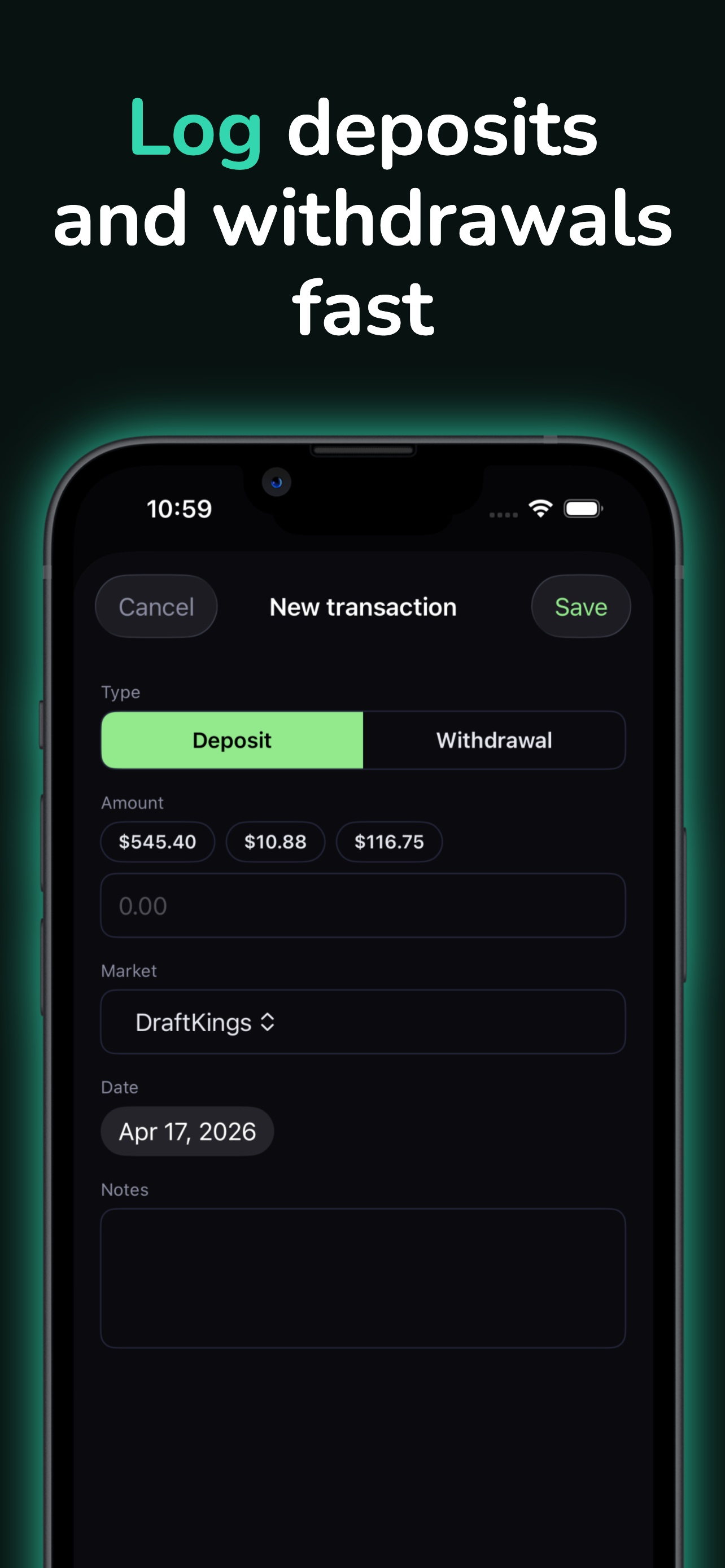 Juice: Bet Tracker