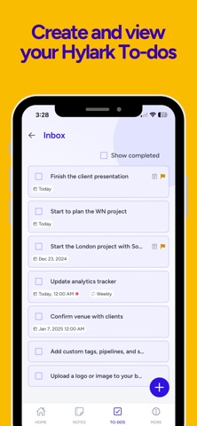Hylark Projects iPhone screenshot