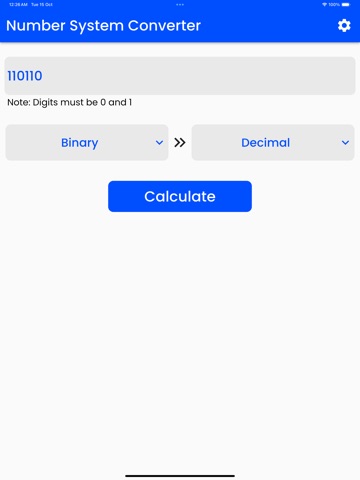Binary to Decimal Converter