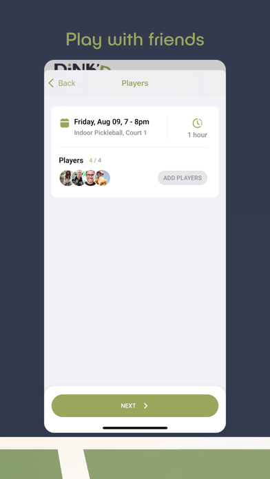 Dink’d Pickleball Screenshot