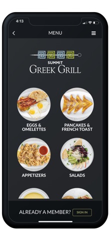 Summit Greek Grill screenshot