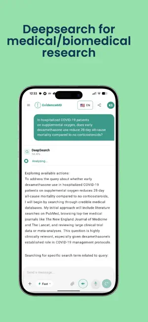 EvidenceMD: Medical AI Search screenshot 2