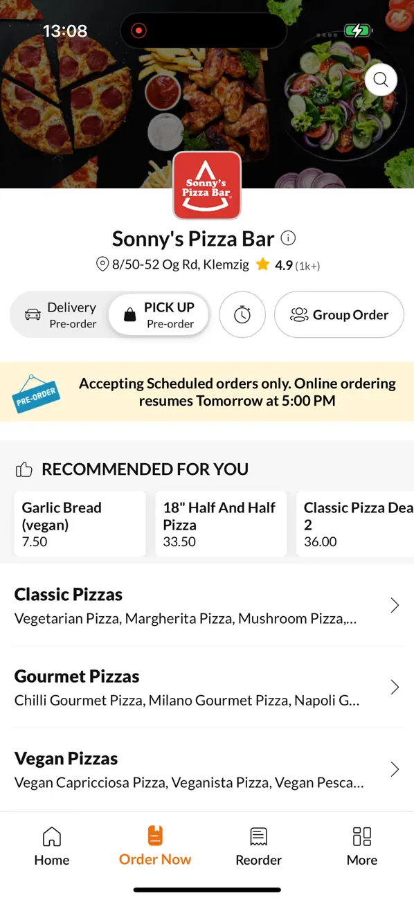 Screenshot #2 pour Sonnys Pizza Bar