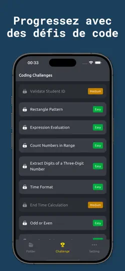 Capture d'écran de Python Coding Editor 3 IDE App sur iPhone 6