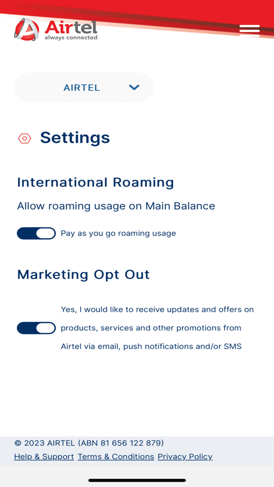 #6. Airtel AU (iOS) 由: Airtel AU PTY LTD