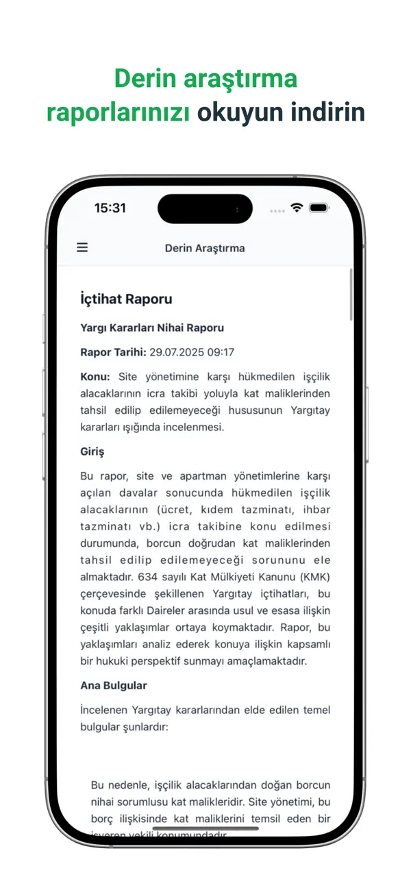 #4. De Jure AI (iOS) Ved: Detech Yazilim Anonim Sirketi