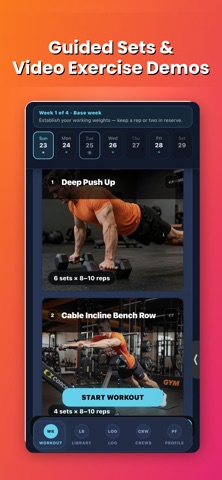 GymAdapt AI: Workout Coach iPhone screenshot