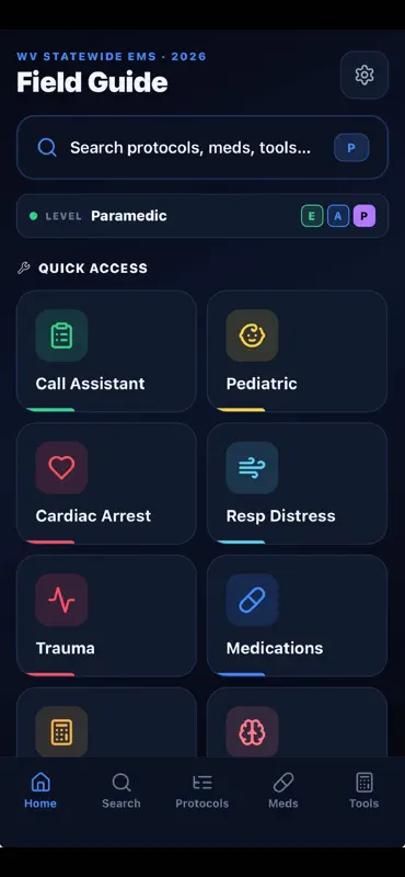 WV EMS Guide screenshot 1 of 6