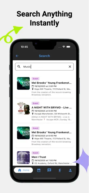 The Manchester App, Whats On? screenshot 3