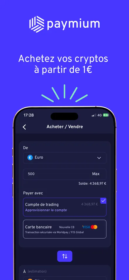 Paymium app screenshot 6