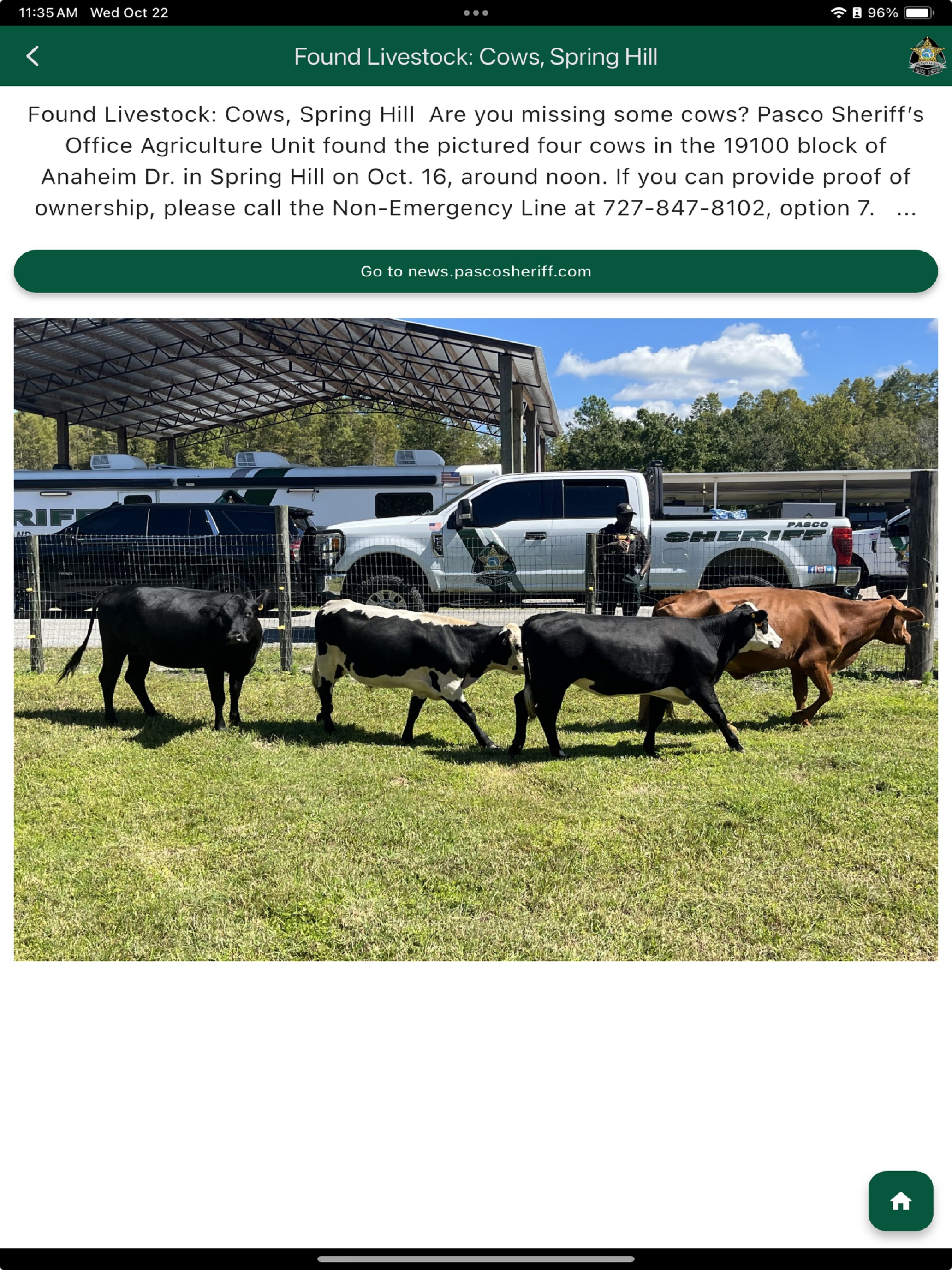 Pasco Sheriff News screenshot 3