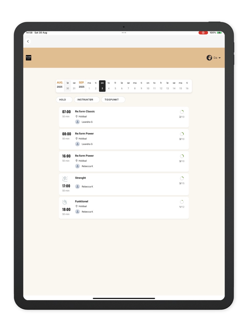 iPad screenshot