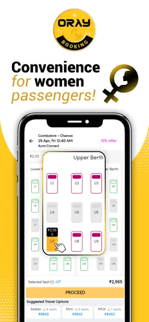 Oray : Outstation Taxi & Bus iPhone screenshot 5
