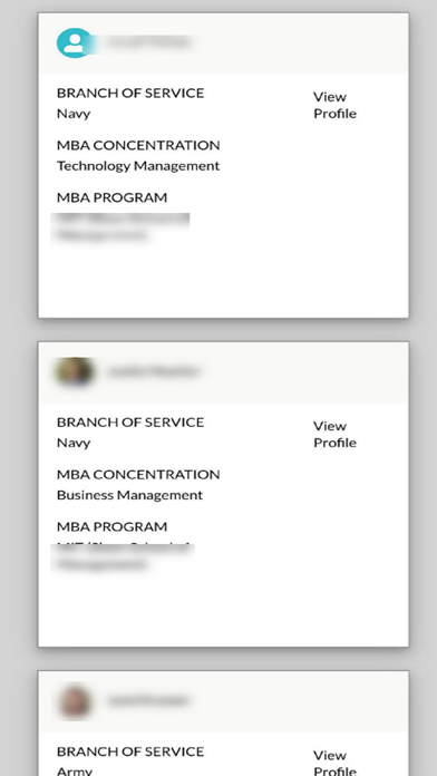MBA Veterans Screenshot