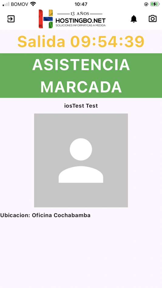 #3. Control para Asistencia QR (iOS) 由: Juan Carlos Villarroel Claros