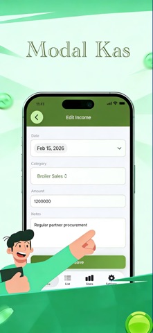 Modal Kas-Poultry Farm Revenue iPhone screenshot 1