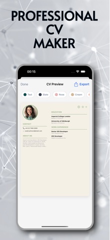 Cover Letter AI LetterGenie iPhone screenshot