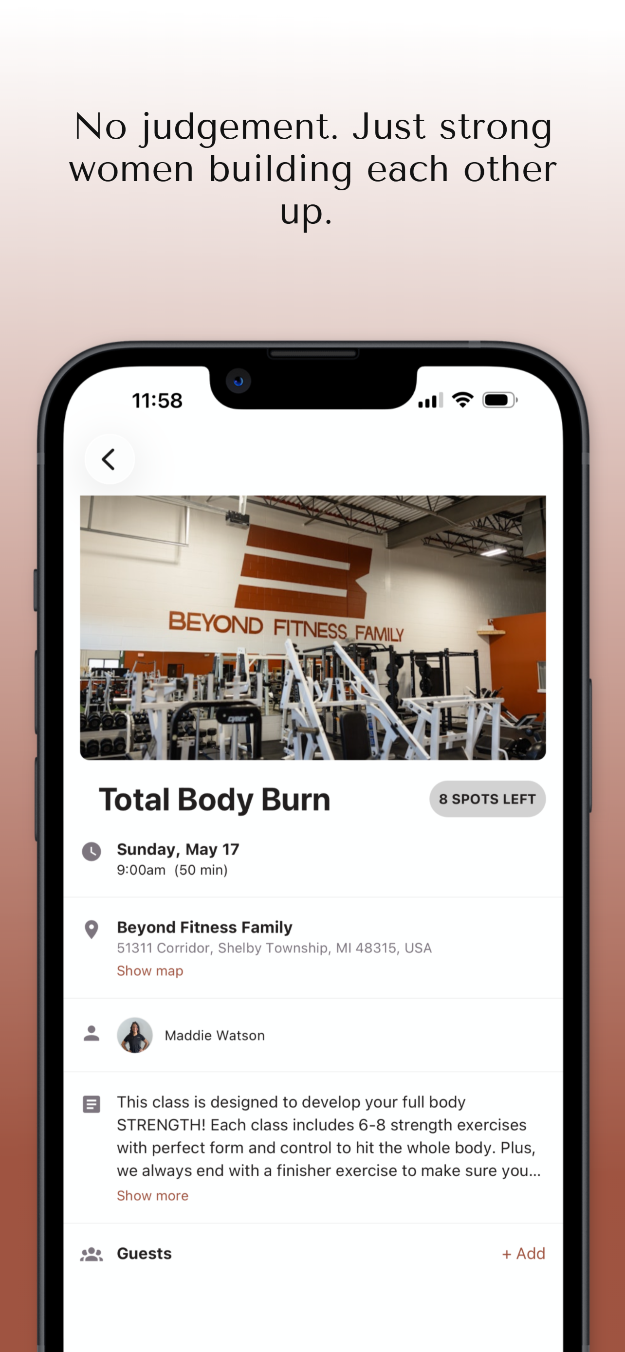 Beyond Fitness Family LLC screenshot 4