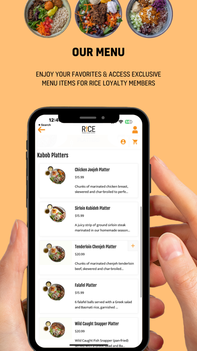 Rice Mediterranean Kitchen USA Screenshot