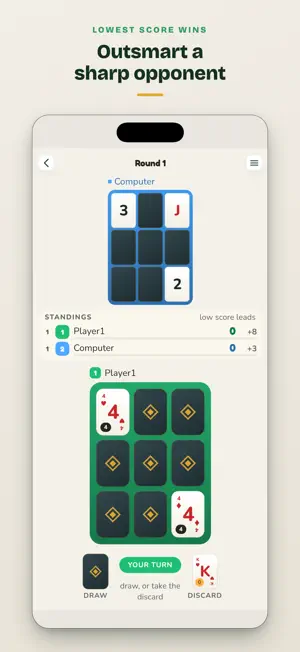 9 Card Golf: Golf Card Game screenshot 2