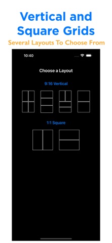 Simple Video Grid iPhone screenshot