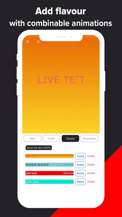 Live text - Text flasher Screenshot 5 of 5