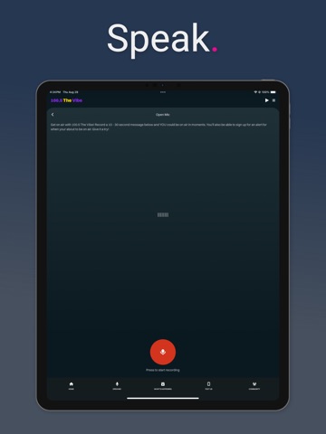 100.5 The Vibe iPad screenshot