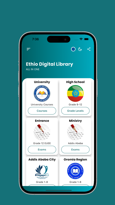 Ethio Digital Library Screenshot