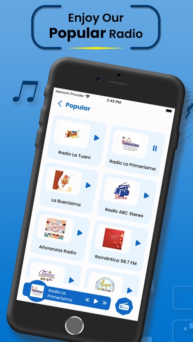 Nicaragua Radio Online Pro iPhone screenshot 3 - Music app