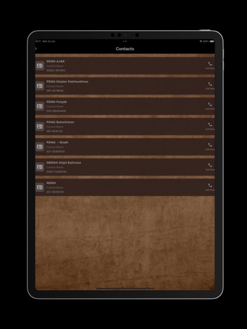 PAK NDMA-Disaster Alert iPad screenshot