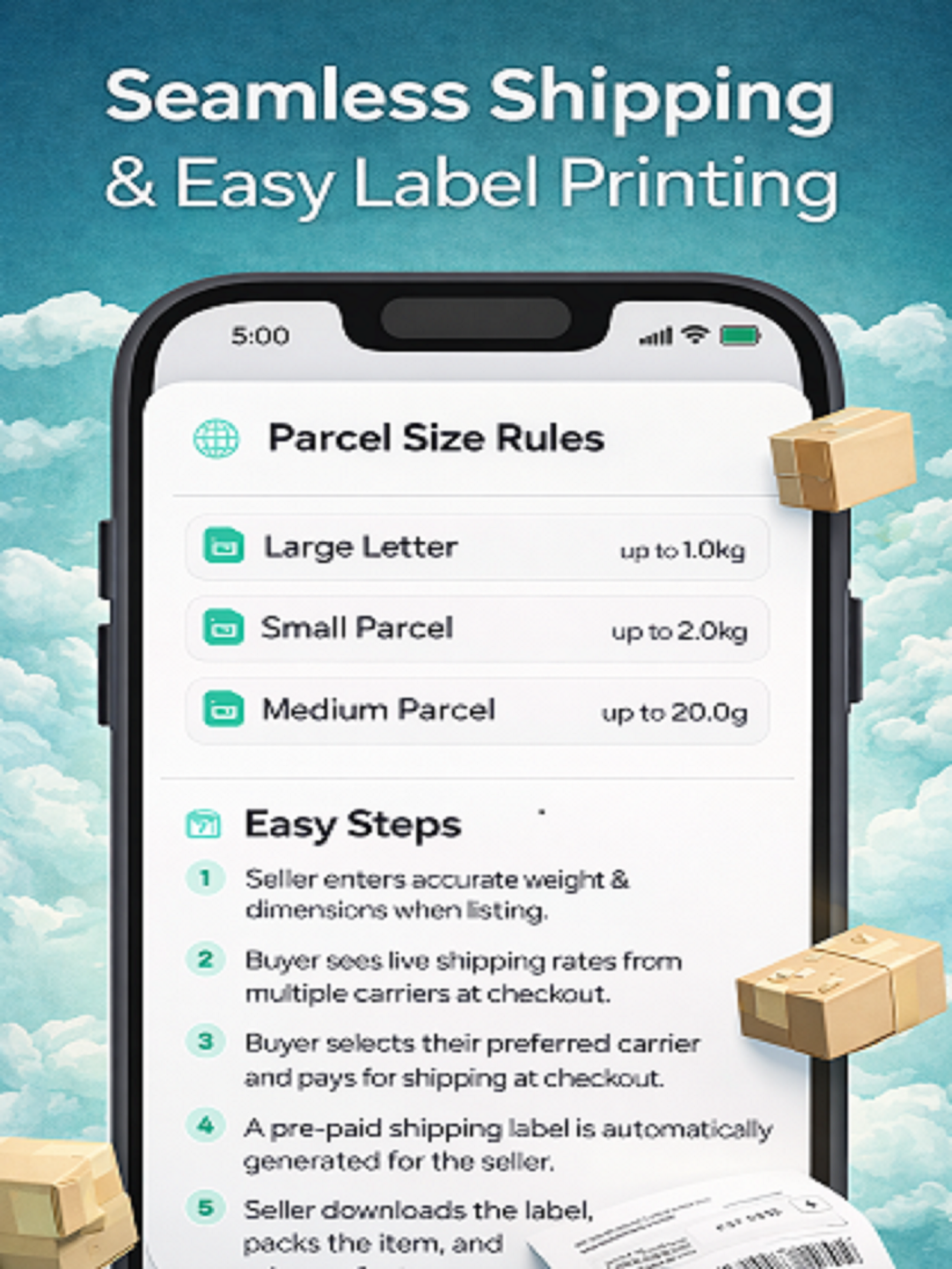 Misellit: marketplace manager