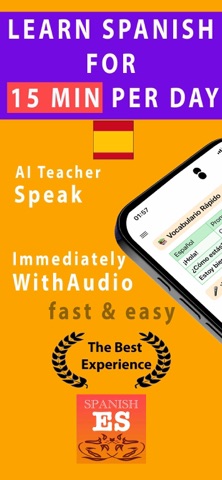 Learn Spanish AI - Easy & Fast iPhone screenshot