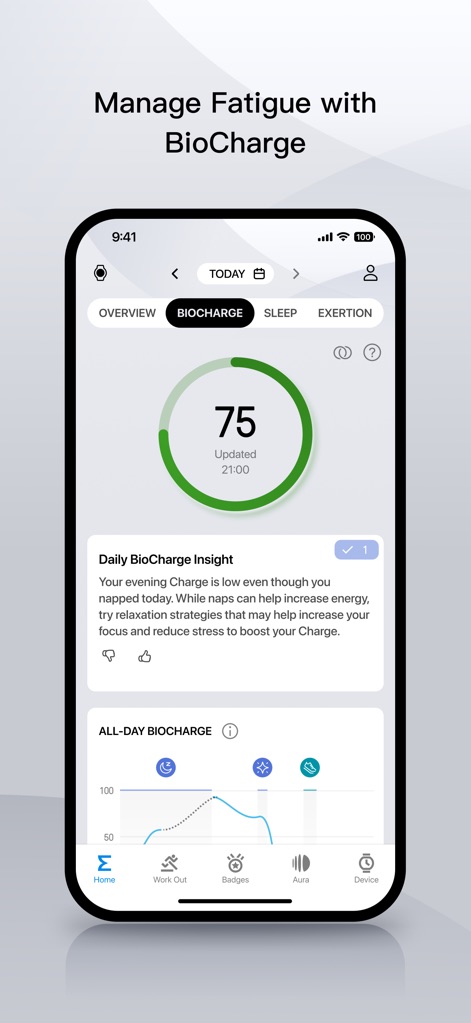 Zepp - BioCharge Recovery Insights