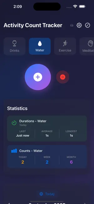 Activity Count Tracker screenshot 1