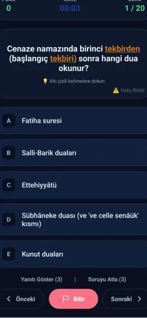 Namaz Quiz screenshot 3