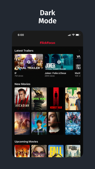 FlickFocus - Movie Tracker Screenshot