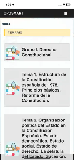 Captura de pantalla de SPPLB OPOSMART en iPhone 2