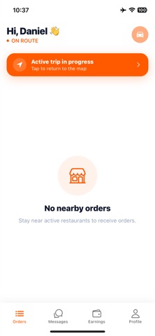 Fudi Driver: Delivery & Orders Screenshot 1 of 4