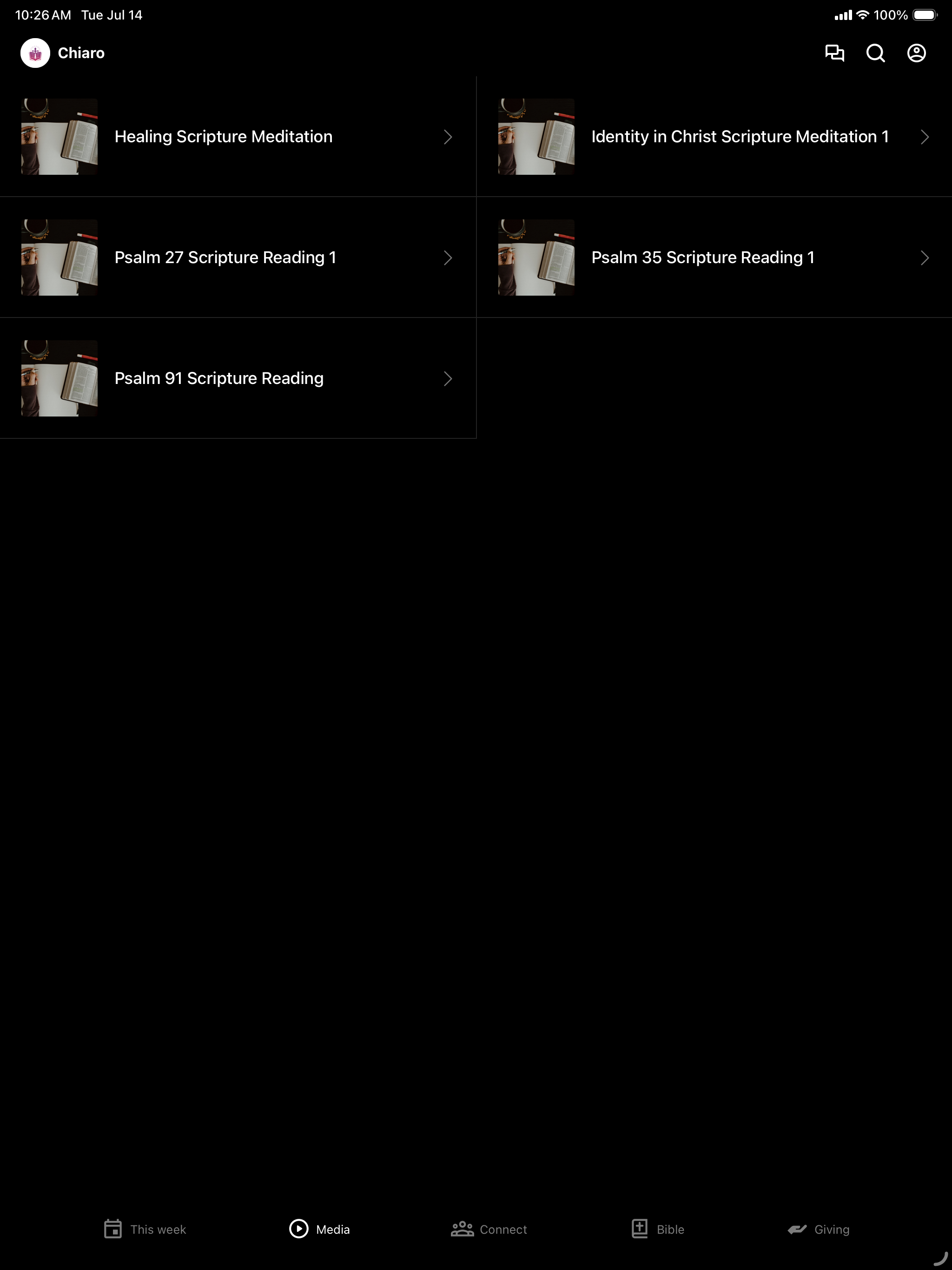 Chiaro Ministries screenshot 5