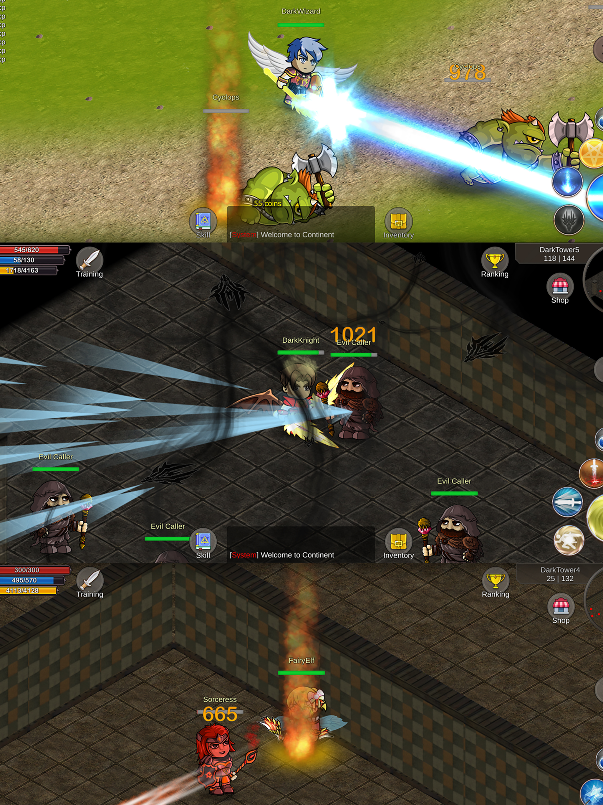 Hero Continent - MMORPG screenshot 7