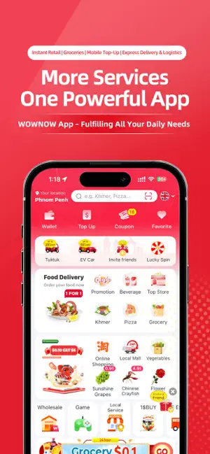 WOWNOW-Food , Book Taxi & Shop screenshot 3