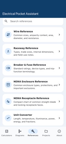 Electrical Pocket Assistant screenshot 2