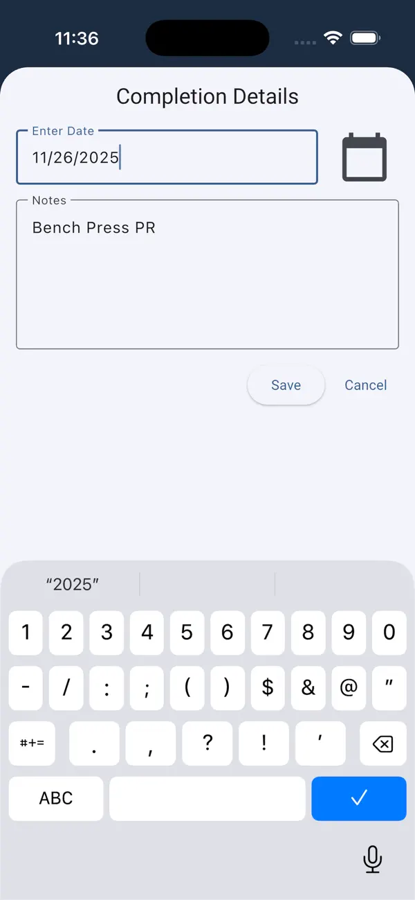 #4. CheckMark: Progress Tracker (iOS) Ved: Mark Byrne