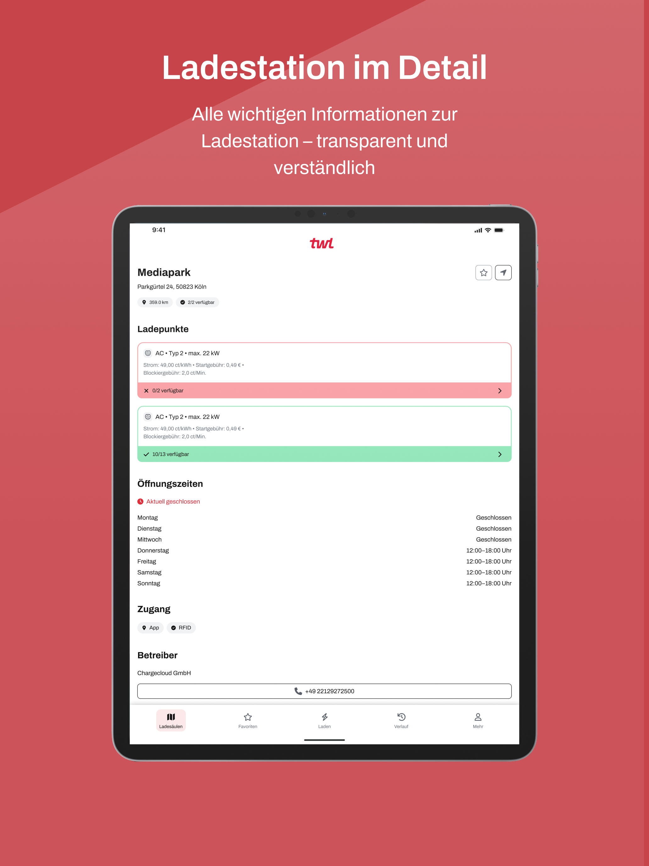 TWL Ladeapp screenshot 7