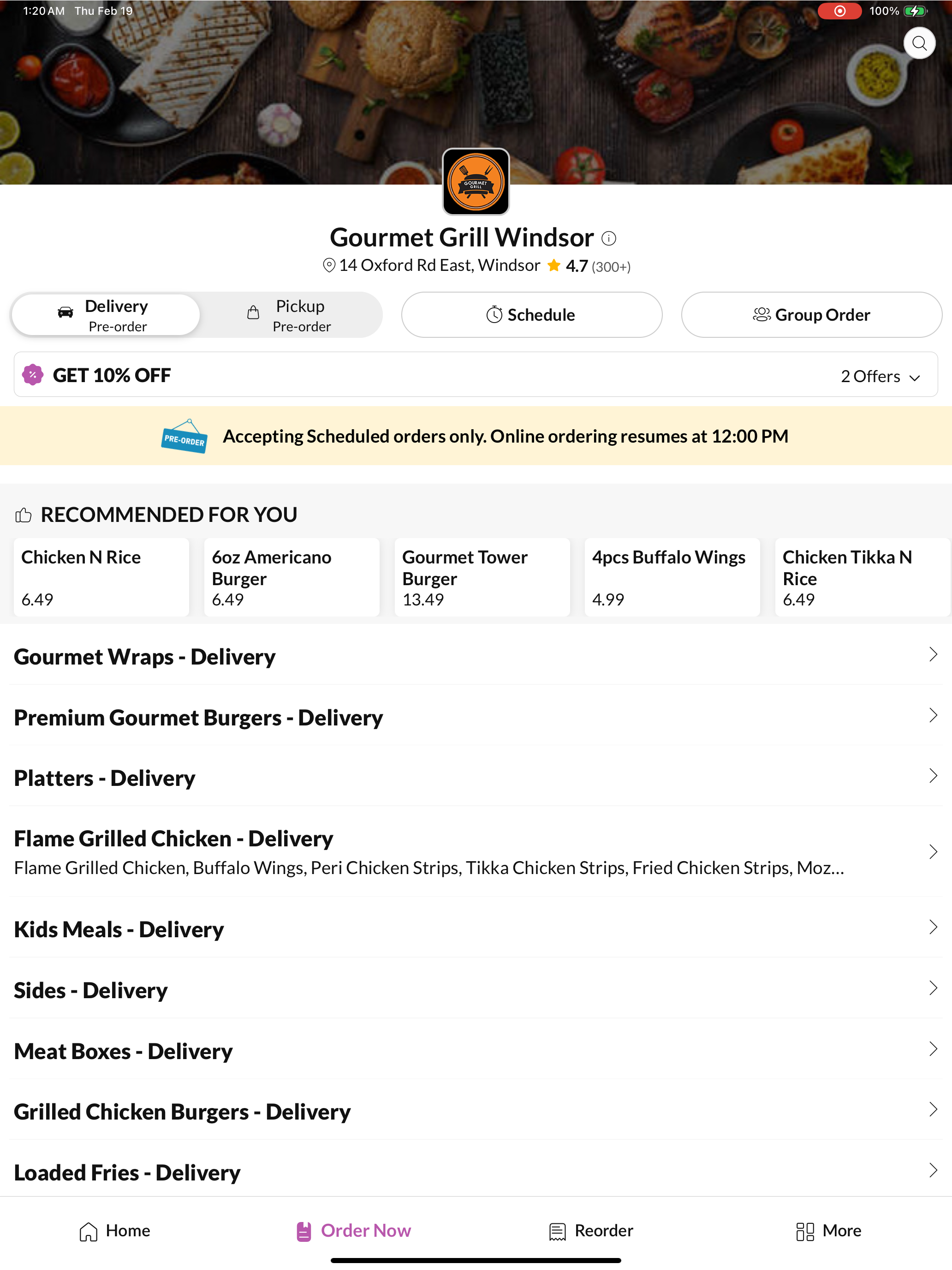Gourmet Grill Windsor. screenshot 6